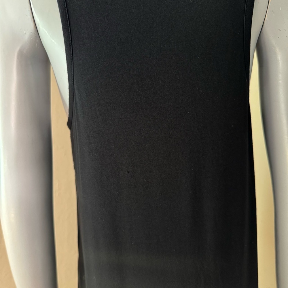 VINCE Black Jersey Tank Top Scoop Neck Modal Sleeveless Size Small - Picture 15 of 15